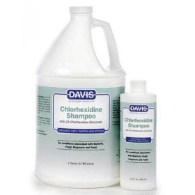 Davis 2 Percent Chlorhexidine Dog Grooming Shampoo 12 oz