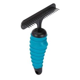 Master Grooming Tools Ergon Undercoat Rake 20 Long Pin Black