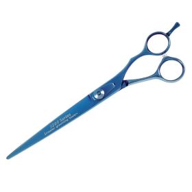 Master Grooming Tools 5200 Series Blue Titanium Straight Shears 8.5 in