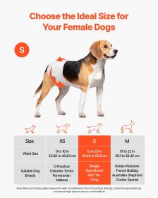 Super Absorbent Disposable Female Dog Diapers, 144 count, Leak-Proof Female Doggy Pet Diaper with Wetness Indicator for Heat Period, Training