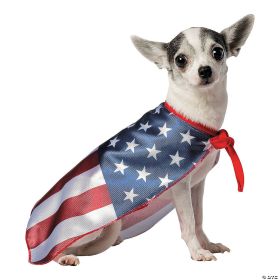 Usa dog flag  cape  xs