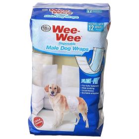 Four Paws Wee Wee Disposable Male Dog Wraps FF97227